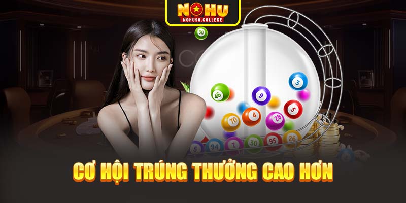 Cơ hội trúng thưởng cao hơn